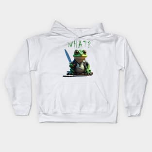 frog what ✅ Kids Hoodie